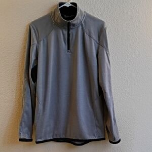 Under Armour Gray ColdGear Quarter-Zip Pullover